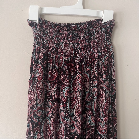 Mossimo Floral Paisley Flared Leg Pants Size XS Boho Hippie - Picture 2 of 8